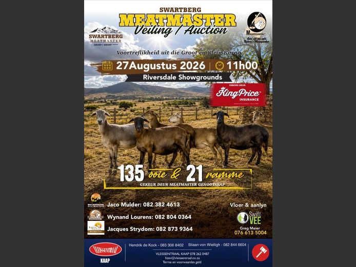 SWARTBERG MEATMASTERS VEILING