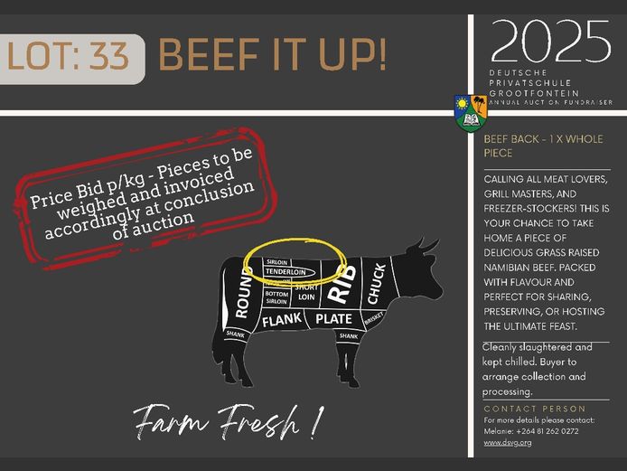 BEEF BACK - 1 X WHOLEPIECE