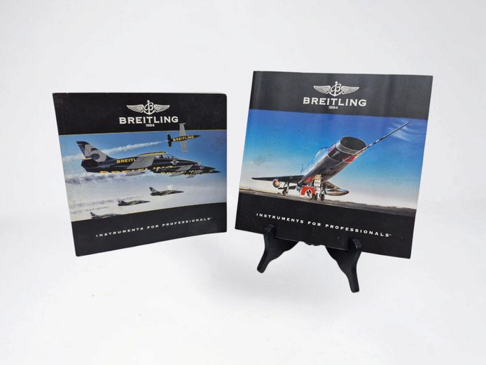 Vintage Breitling "Instruments for Professionals" Catalog Books (c. 2010s)