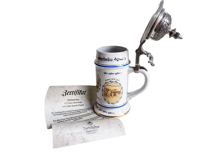 Vintage German Beer Mug with Authenticity Certificate
