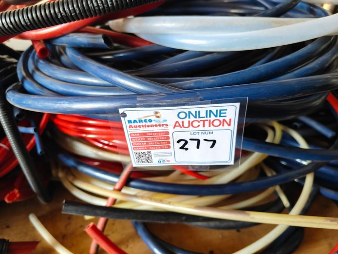 LOT AIR HOSE AND FITTINGS