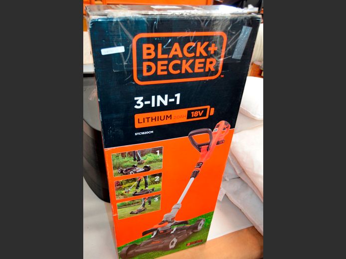 BLACK & DECKER 3-IN-1 LAWNMOWER/TRIMMER [Untested, no battery]