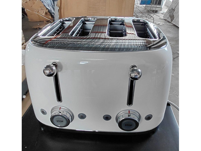 SMEG 4-SLICE PASTEL WHITE TOASTER 