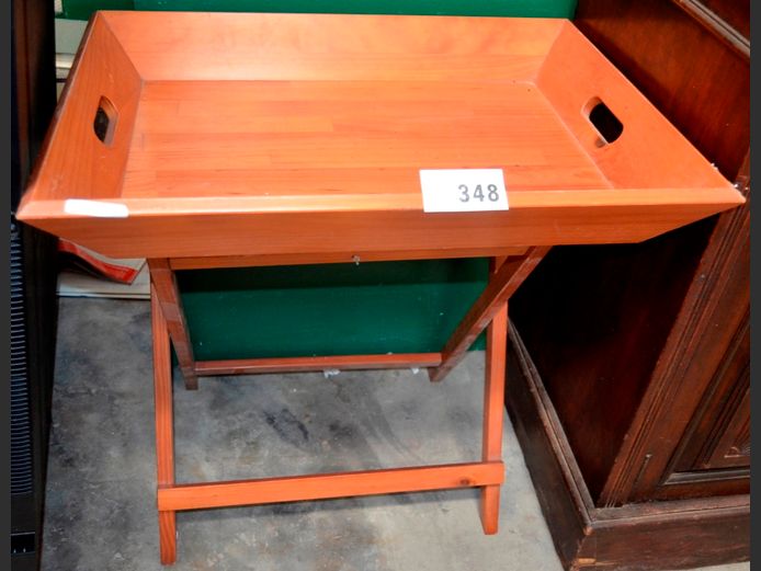 PINE BUTLER'S TRAY, 60 x 45 x 64cm