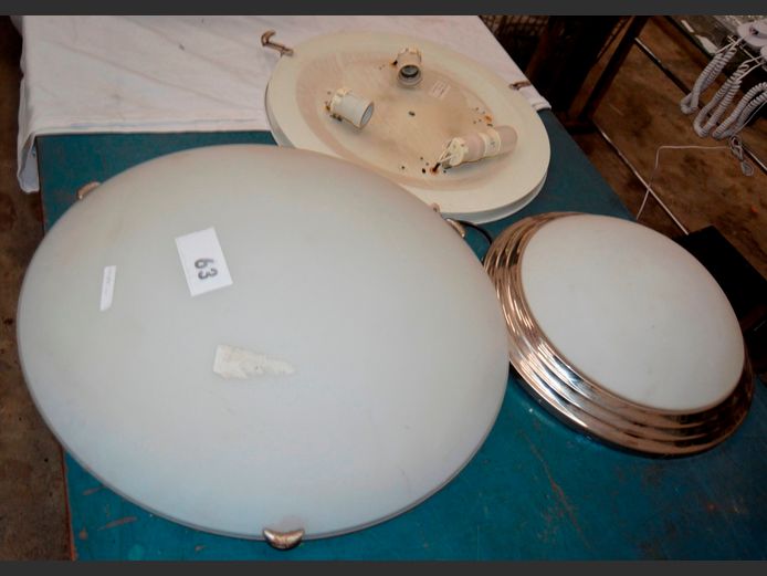 LOT OF 3: CEILING LIGHTS