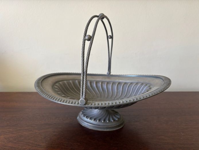 Silver Fruit Carry Basket 