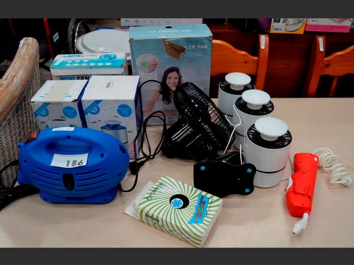 MOSQUITO TRAPS, DESK FANS, BLOWER, etc [Untested]