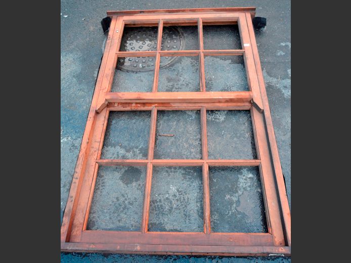SASH WINDOW FRAME, 177 x 110cm