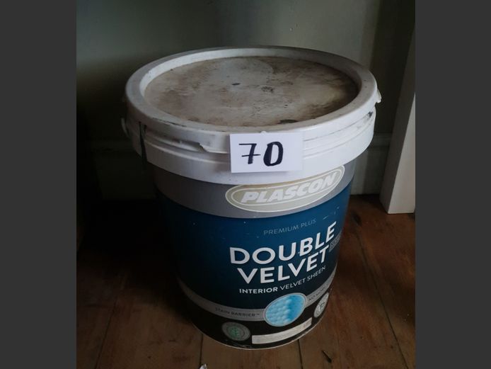 DOUBLE VALVET 20 LITRE INTERIOR GREY PAINT