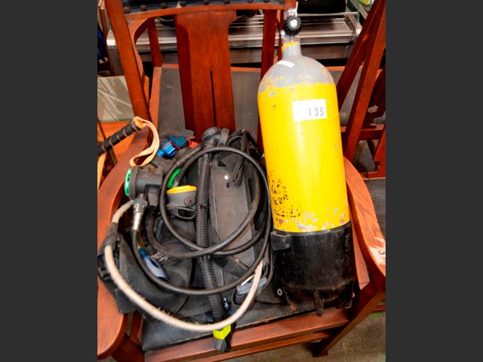 DIVING CYLINDER, BC, REGULATORS, etc [Condition unknown]