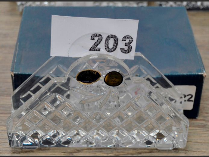 BOHEMIA CRYSTAL NAPKIN HOLDER