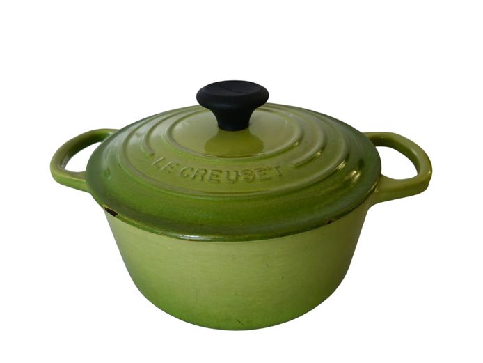 Le Creuset Green Enamelled Cast Iron Dutch Oven (#18)
