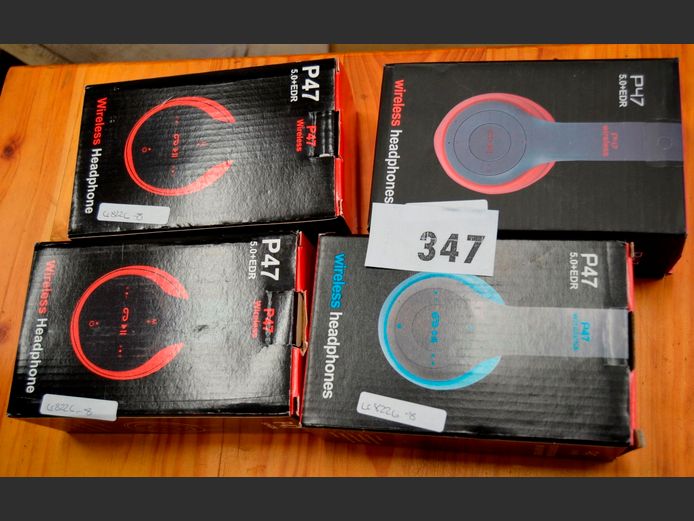 LOT: 4 x WIRELESS HEADPHONES [Untested]