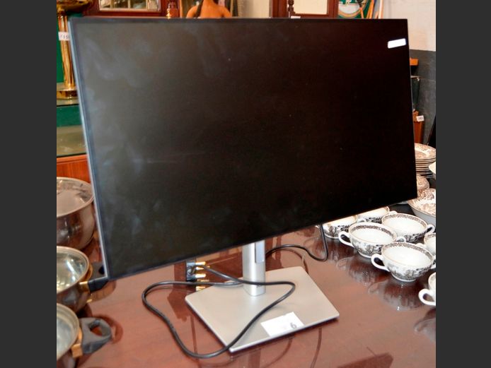 DELL 27" MONITOR [Switches on, lines on screen]