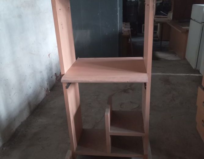 Wooden computer stand