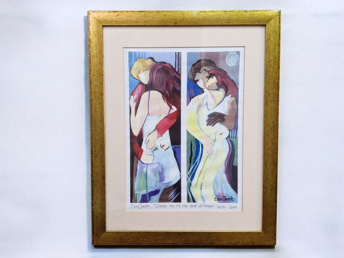 Framed Artwork “Dance Me Till the End of Time” by Elsie Jooste, 2005