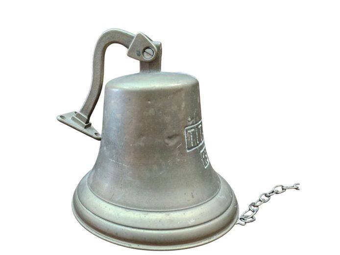 Nautical "Titanic 1912" Wall Mount Bell, Reproduction