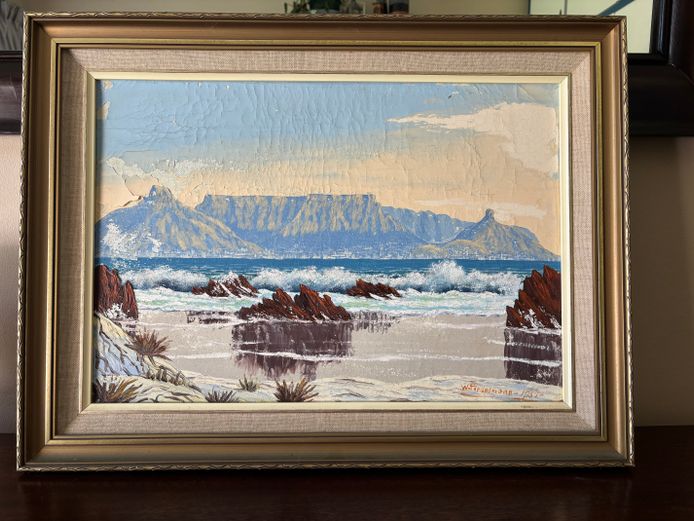 Painting of Table Mountain 