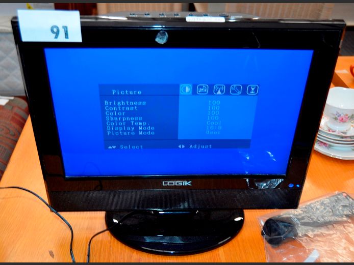 LOGIK 38cm COLOUR TV [Switches on, untested further] ### LICENCE PLEASE ###