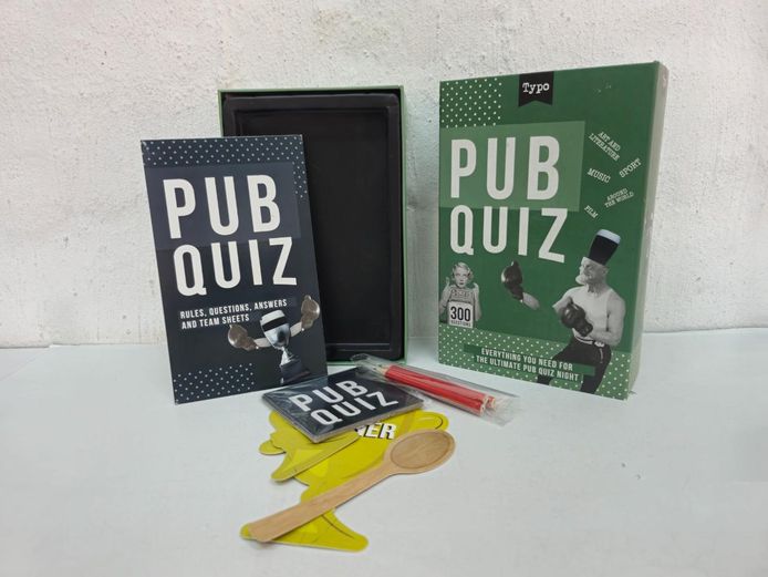 Typo Ultimate Pub Quiz Night Trivia Board Game Set