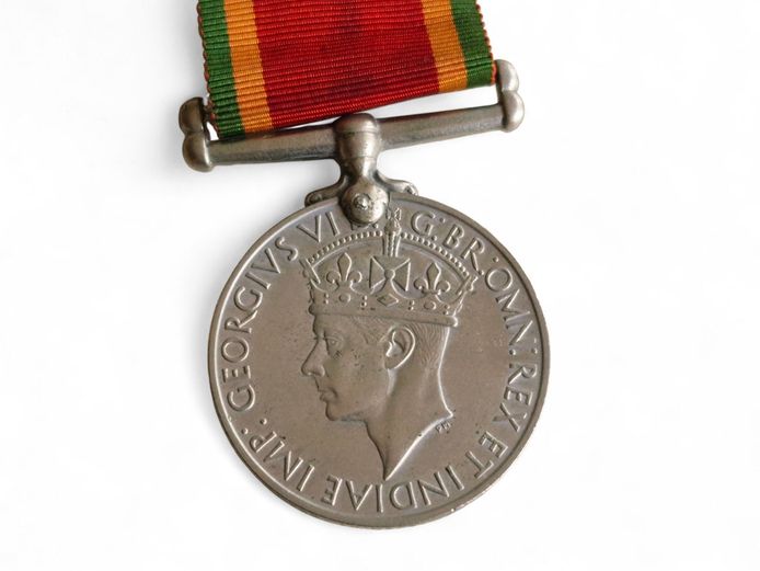 World War II Nickel Silver Service Medal
