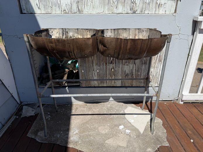 Aluminium coal braai stand