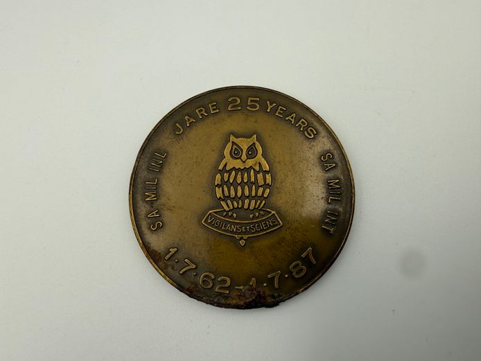 South African military commemorative medallion