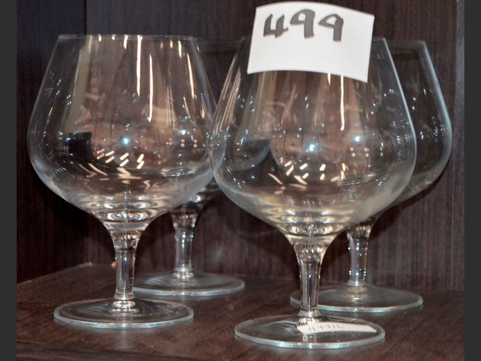 SET OF 4 BRANDY SNIFTERS