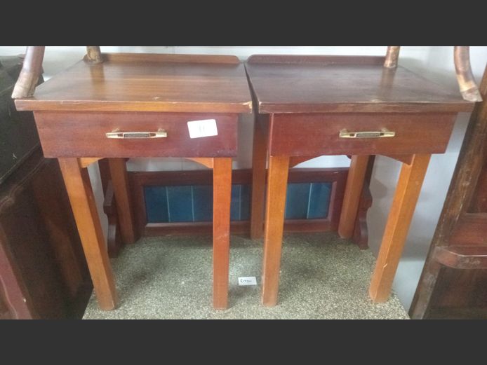 Pair of pedestals