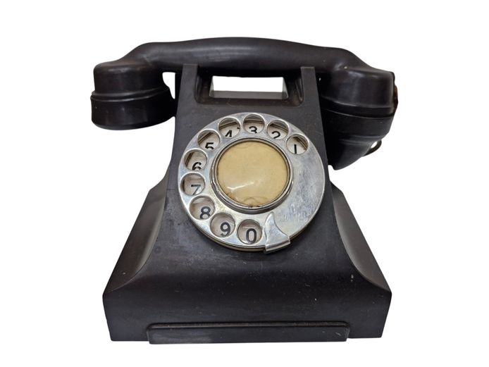 Vintage Siemens Brothers & Co. Bakelite Rotary Telephone