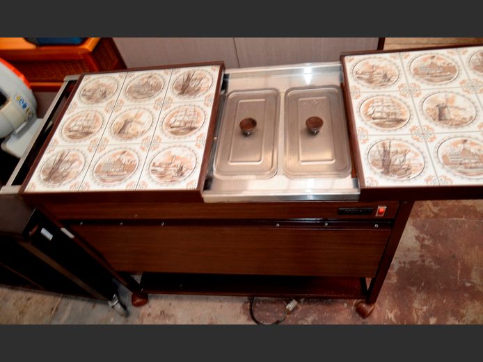 WESTPOINT HOSTESS TROLLEY, 91 x 40 x 72cm [Switches on, untested further]