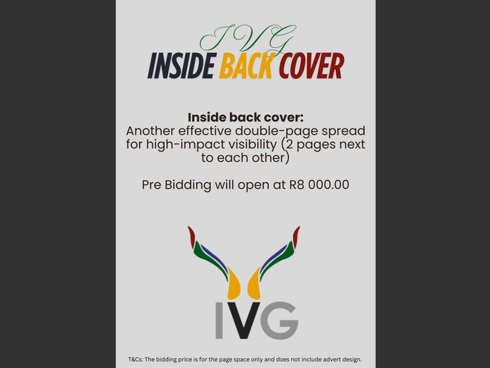 JOURNAL ADVERT | BACK INSIDE DBL PAGE