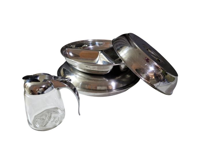 Vintage Serving Dishes & Glass Dispenser