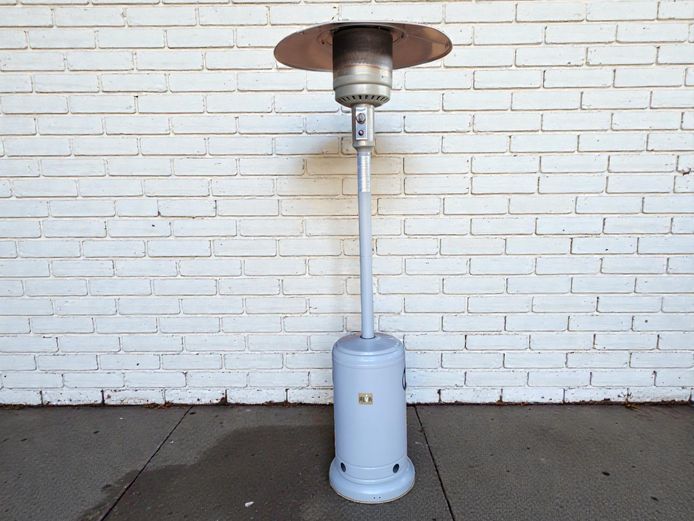 Alva Grey Powder-Coated Gas Patio Heater