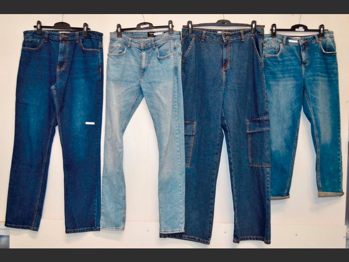 LOT OF 4 JEANS: COTTON ON, FIXED DENIM & RE [Sizes 10, 16, 32 & 36]