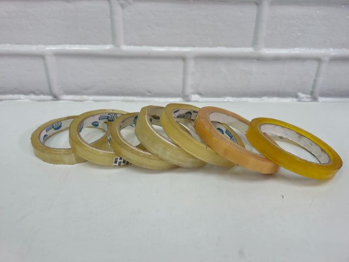 Assorted Lot of Clear Adhesive Tape Rolls