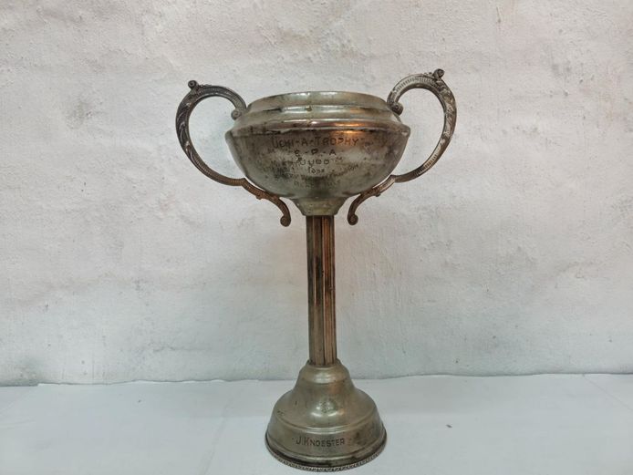 Vintage 1962 Engraved Silverplated Championship Trophy