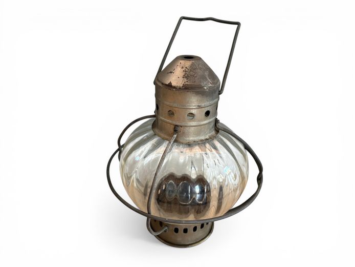 Vintage Glass Lantern
