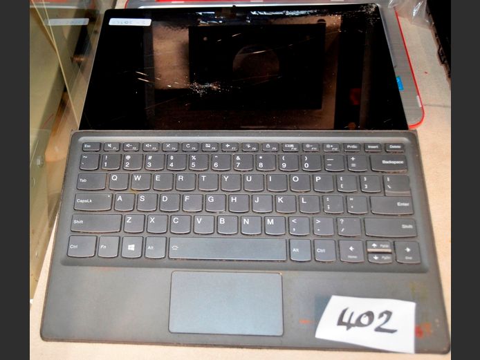 LENOVO MIIX 520 CORE i7 8th GEN LAPTOP [Untested, no charger, damaged]