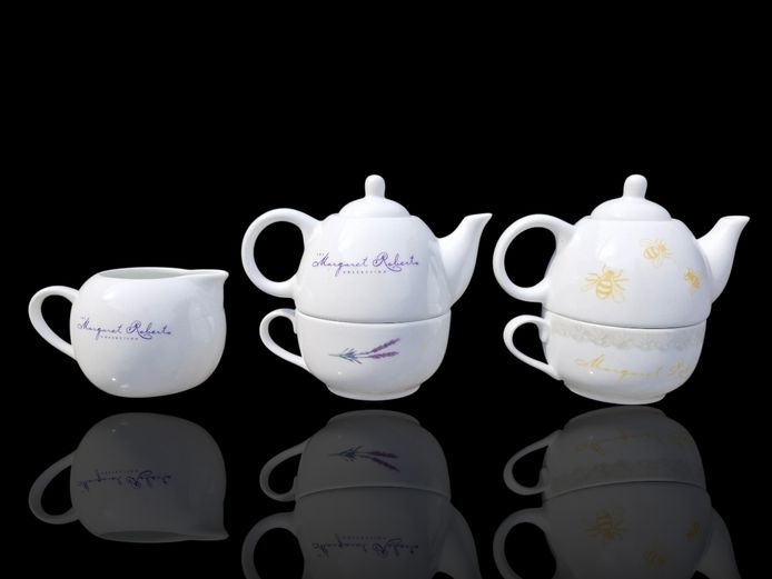 Margaret Roberts Collection "Tea for One" Teapots