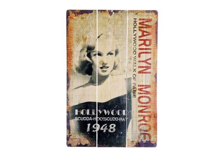 Vintage Style Marilyn Monroe Wood Art