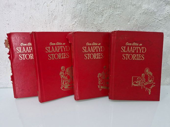 Vintage Oom Attie se Slaaptyd Stories - 4 Hardcover Books Set by Arthur S. Maxwell