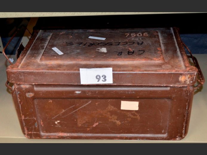BROWN AMMO BOX, 42 x 28 x 20cm [Rusty]