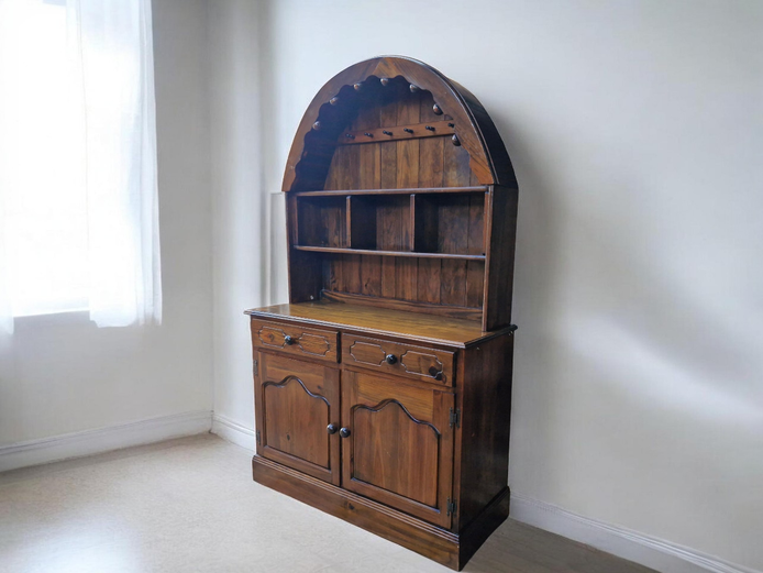 Vintage Arched Welsh Dresser / Kitchen Hutch
