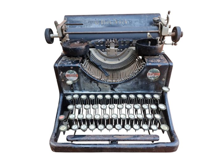 Antique German Urania Model 5 Typewriter (c. 1920s)