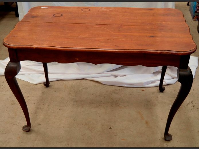 IMBUIA OCCASIONAL TABLE, 104 x 65 x 65cm [Top splitting]