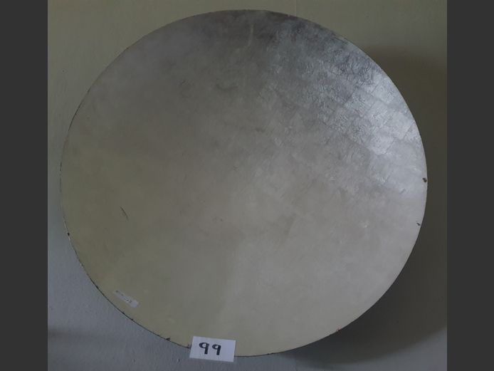 GLASS FIBRE GREY PAINTED DECORATIVE WALL PLATE