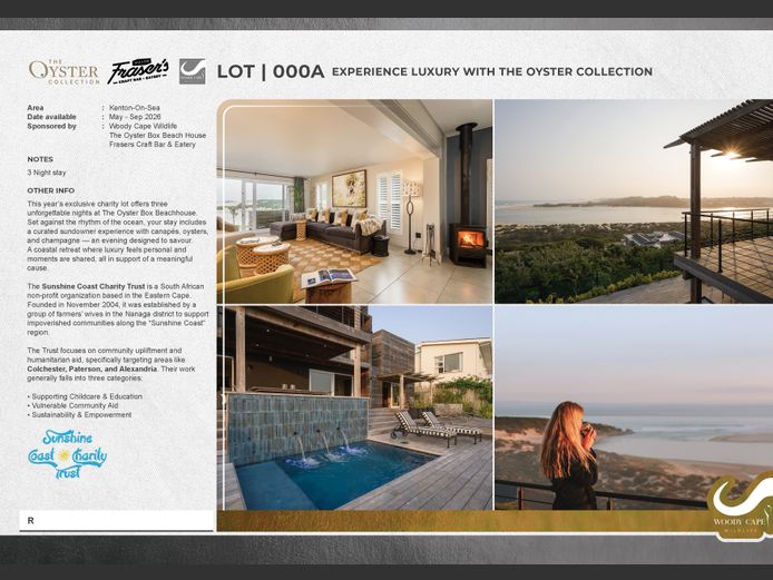 Other | Woody Cape Wildlife (Pty) Ltd & The Oyster Box Beach House & Frasers Craft Bar & Eatery