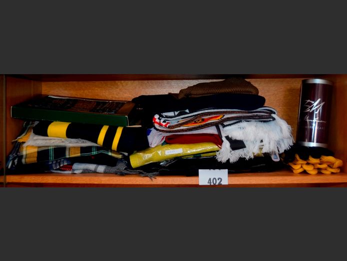 ASSORTED SCARVES & GLOVES