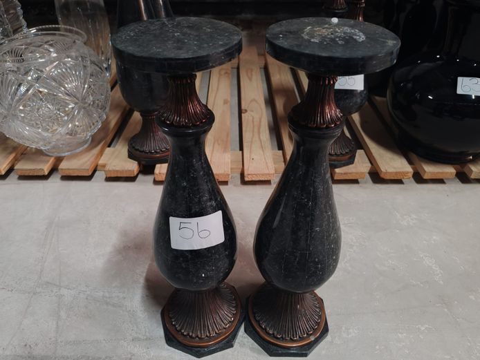2 x Medium Bertha Candleholders (STC)